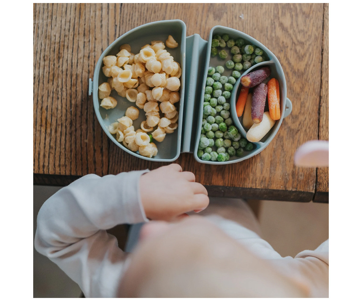 Set de Plato y Cuchara de Silicona Plegable Avena