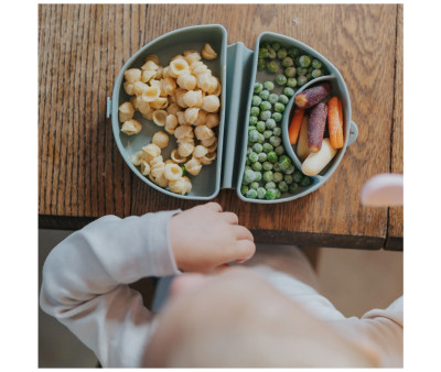 Set de Plato y Cuchara de Silicona Plegable Avena