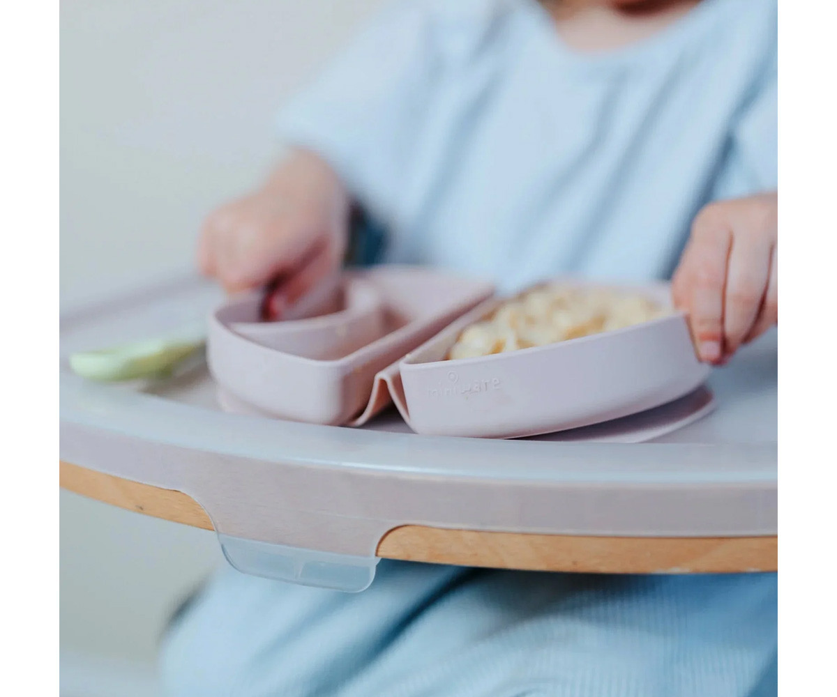 Set de Plato y Cuchara de Silicona Plegable Avena
