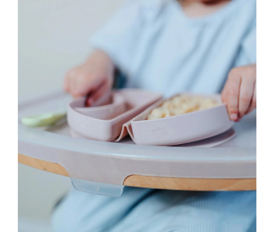 Set de Plato y Cuchara de Silicona Plegable Avena