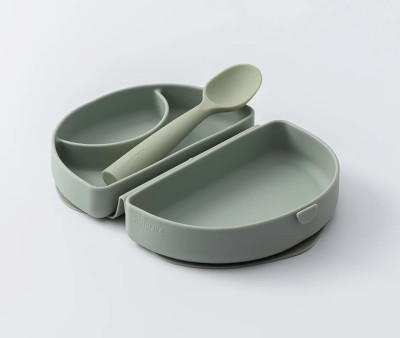 Set de Plato y Cuchara de Silicona Plegable Sage