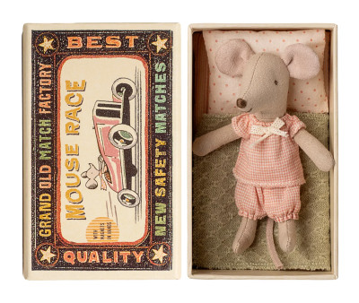 Hermana Pequeña Raton en Caja de Cerillas