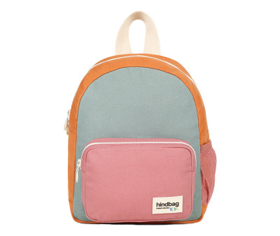 Zaino Prescolare Romy Tricolore Sage Personalizzabile 