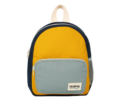 Zaino Prescolare Romy Tricolore Yellow Personalizzabile