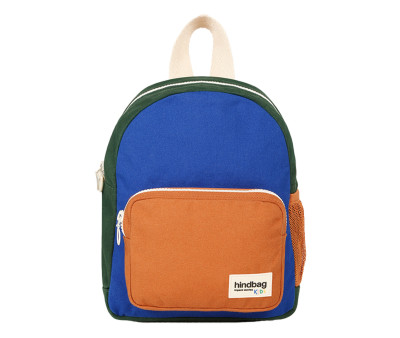 Zaino Prescolare Romy Tricolore Electric Blue  Personalizzabile 