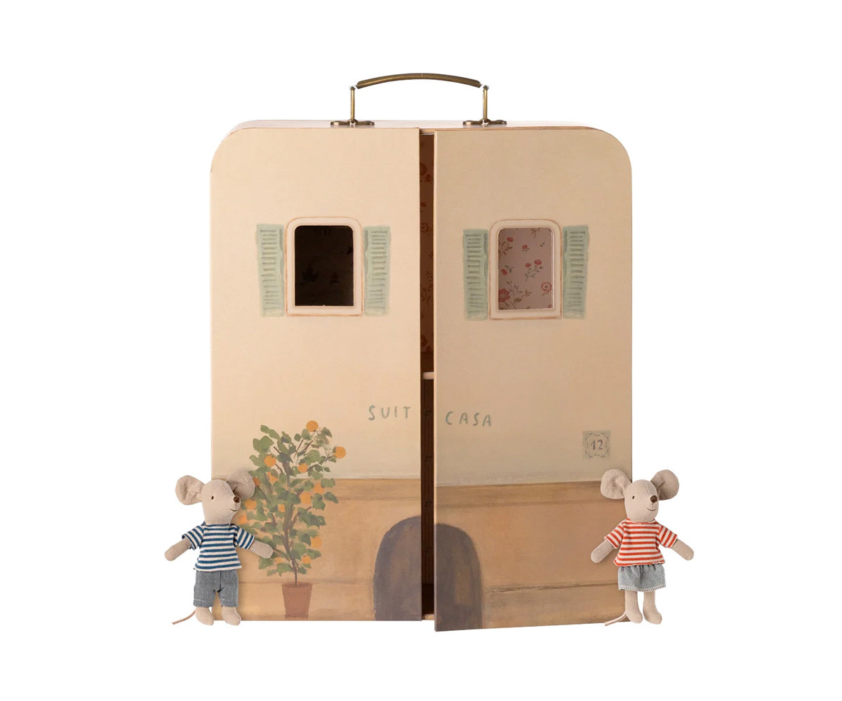 SuitCase Hermana y Hermano Raton Pequeños