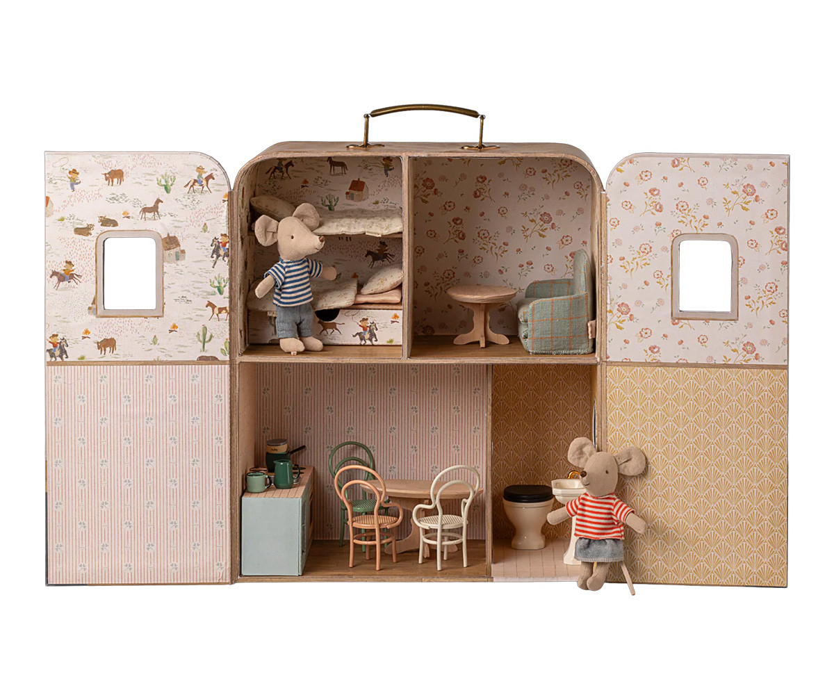 SuitCase Hermana y Hermano Raton Pequeños