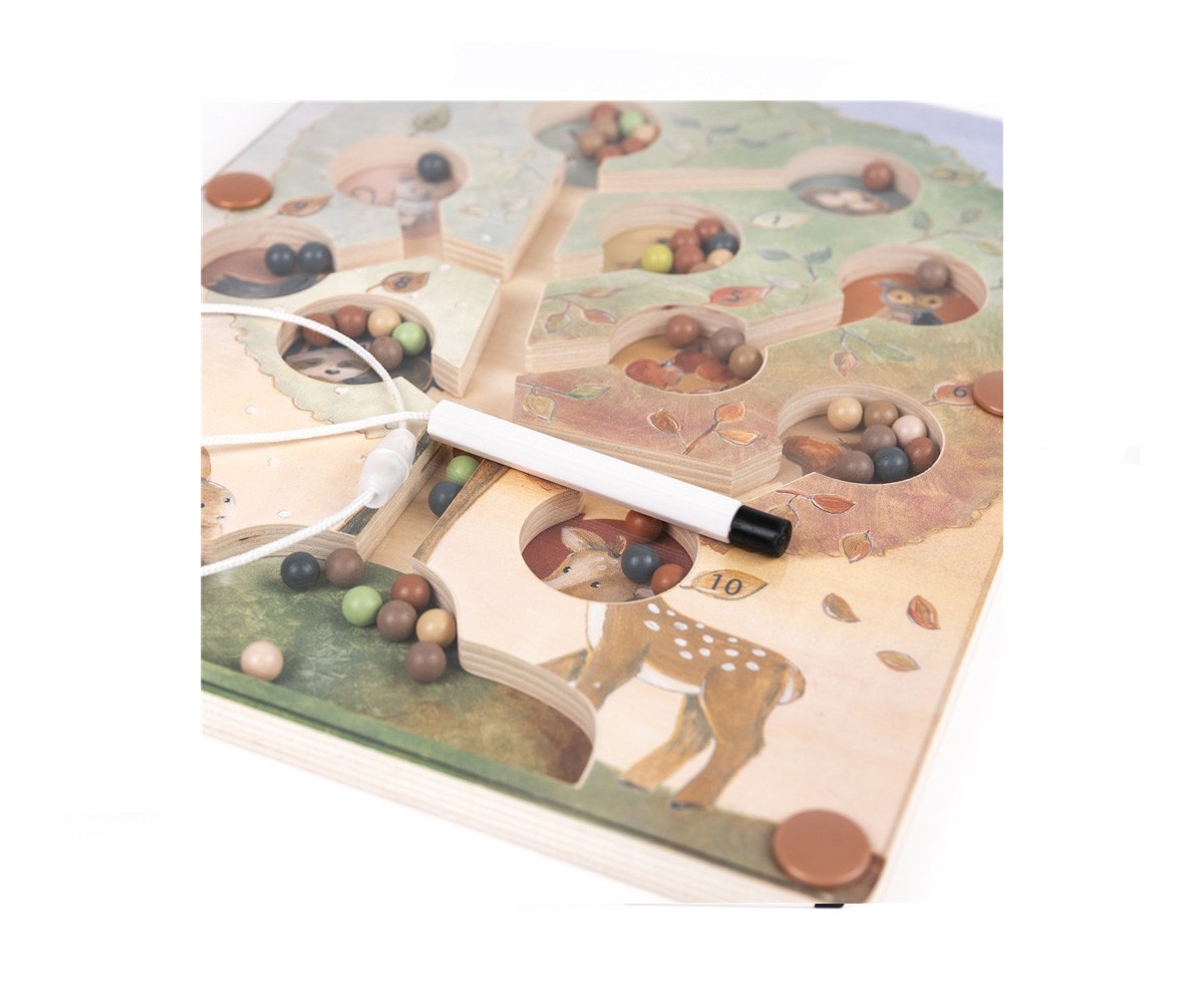 Gran Laberinto Magnético de Madera