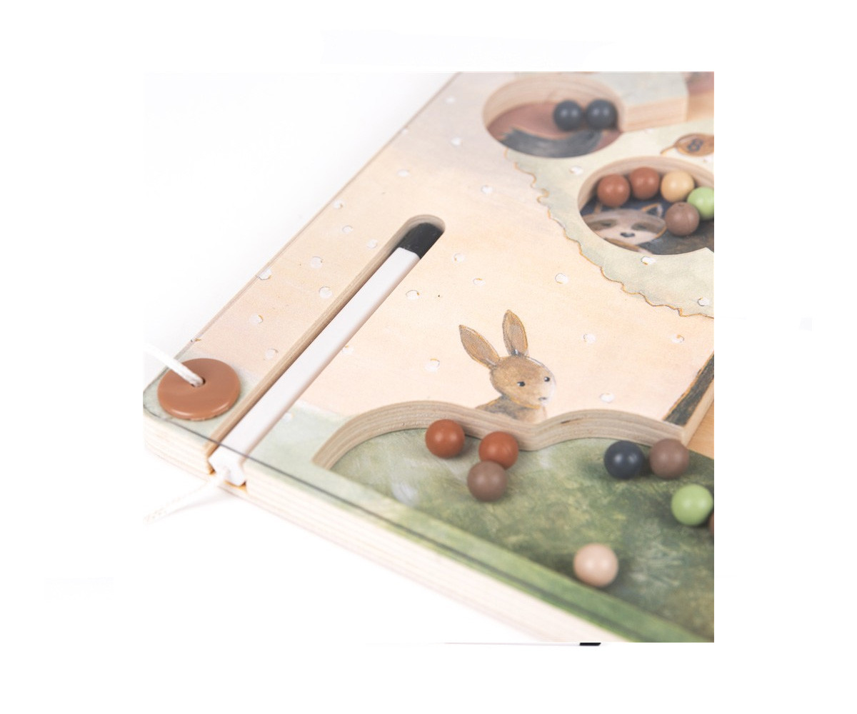 Gran Laberinto Magnético de Madera