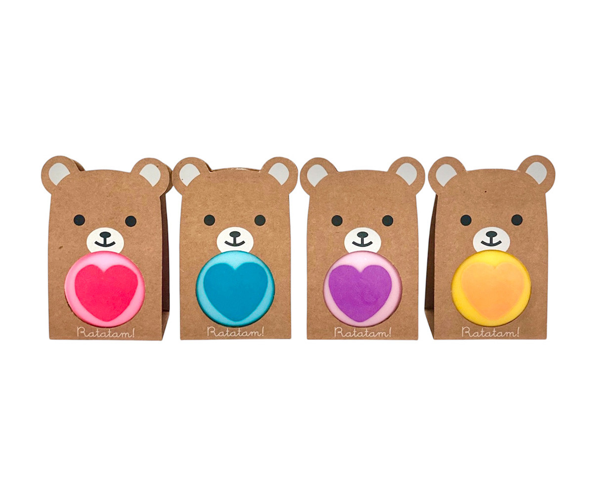 Pelota Saltarina Oso Rosa 43mm