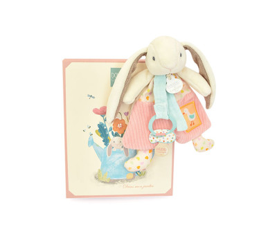 Doudou Portaciuccio Personalizzabile Lapin Ciboulette 