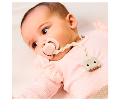 2 Catenelle Portaciuccio Silicone Blush/Vanilla