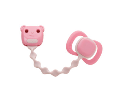 2 Catenelle Portaciuccio Silicone Blush/Vanilla