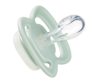 2 Sucettes Nocturnes Tétine Physiologique en Silicone Sky/Sage
