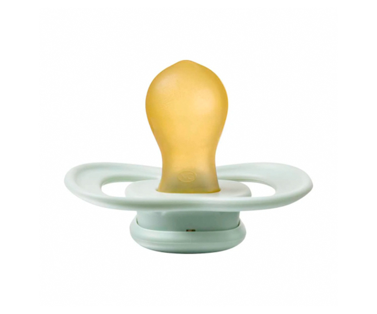 2 Sucettes Tétine Physiologique en Latex Sage/Vanilla