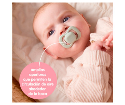 2 Sucettes Tétine Physiologique en Latex Berry/Blush