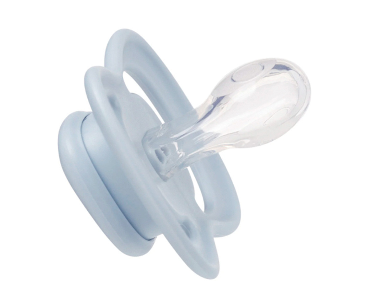 2 Sucettes Tétine Physiologique en Silicone Ocean/Sky