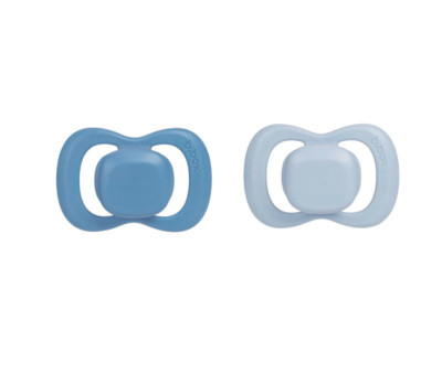 2 Sucettes Tétine Physiologique en Latex Ocean/Sky