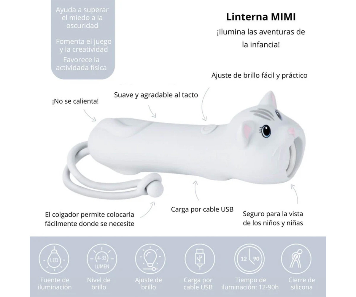 Lampe de Poche en Silicone Mimi