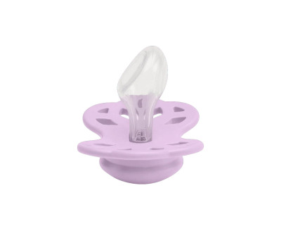 2 Chupetes BIBS Infinity Anatómica Pale Butter/Violet Sky