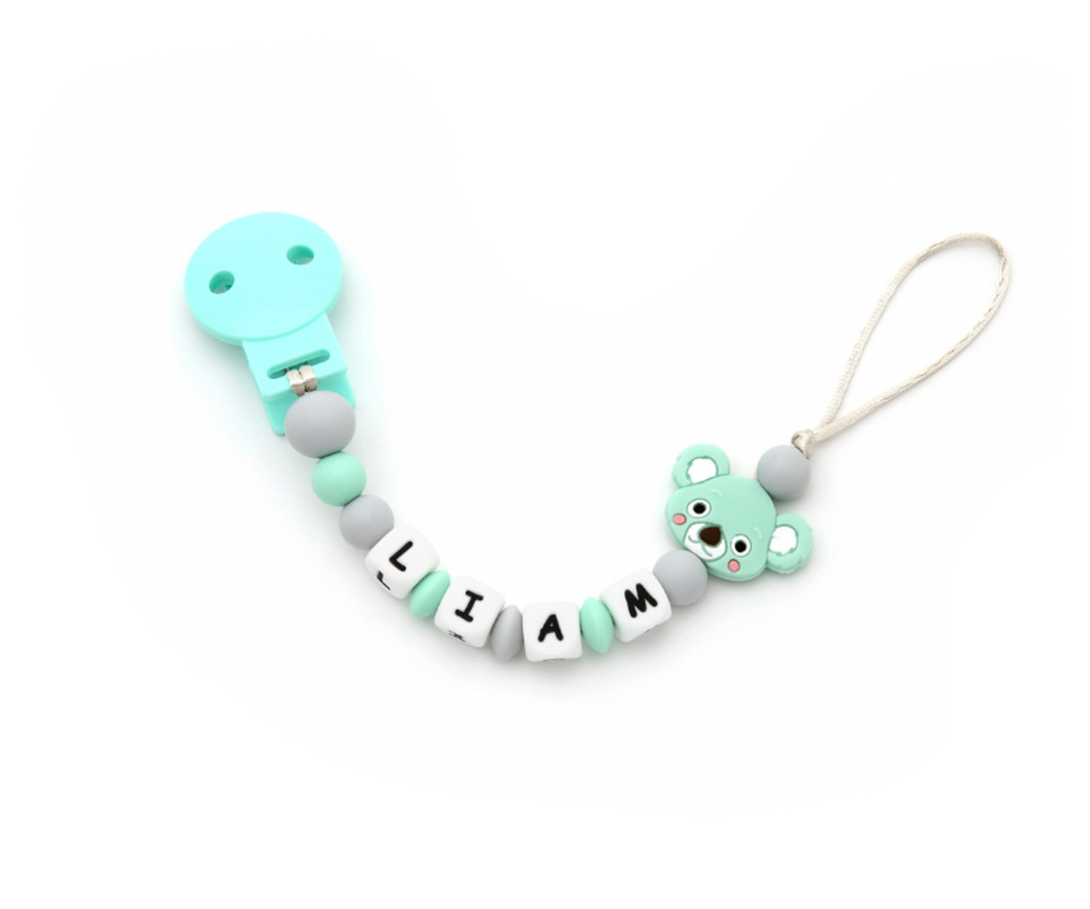 Chupetero Silicona Personalizado Koala Mint