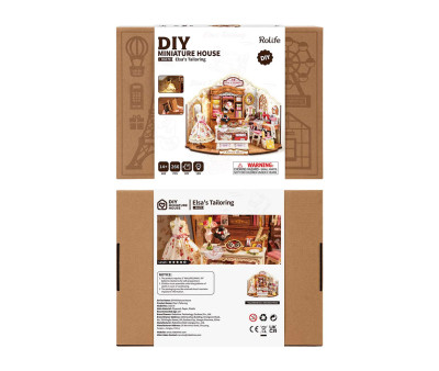 Maqueta en Miniatura Sastrería de Elsa