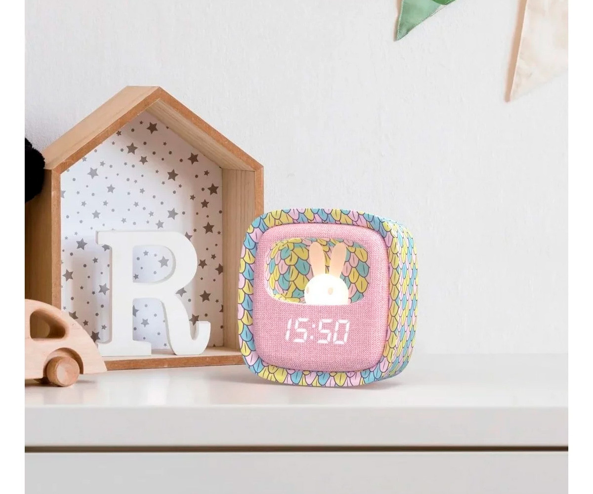 Sveglia & Luce Billy Clock Rainbow Mermaid