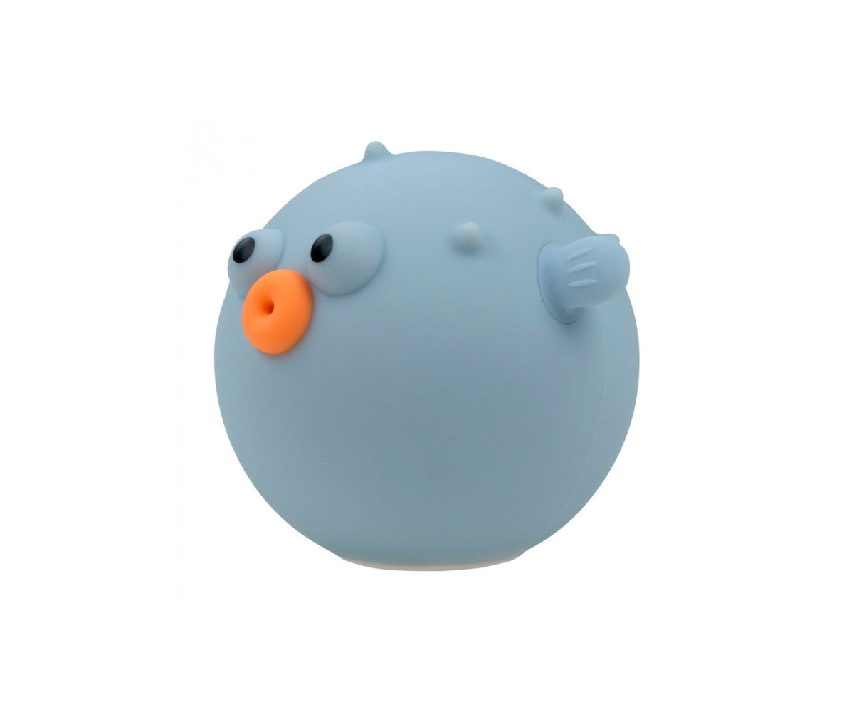 Luz Nocturna LED Pez Globo Azul