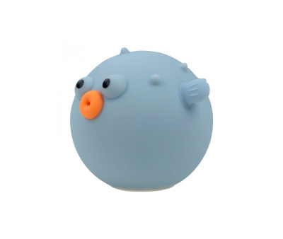 Luz Nocturna LED Pez Globo Azul