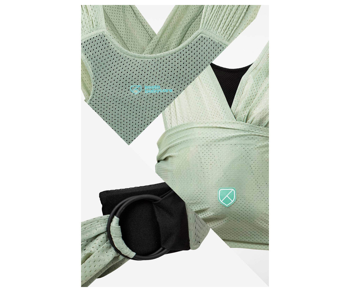 Portabebés Transpirable Cuddle Breeze Watersling Sage Green