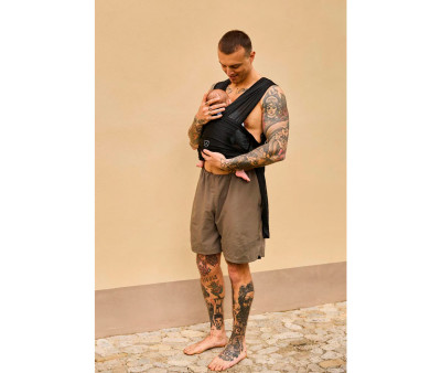 Portabebés Transpirable Cuddle Breeze Watersling Black