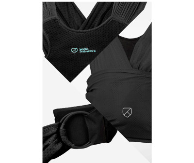 Portabebés Transpirable Cuddle Breeze Watersling Black