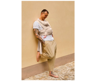 Portabebés Transpirable Cuddle Breeze Watersling Beige