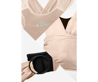 Portabebés Transpirable Cuddle Breeze Watersling Beige