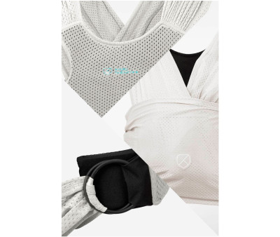 Portabebés Transpirable Cuddle Breeze Watersling White