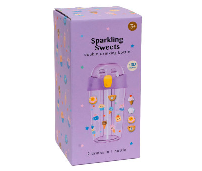 Borraccia in Tritan 2 in 1 Sparkling Sweets