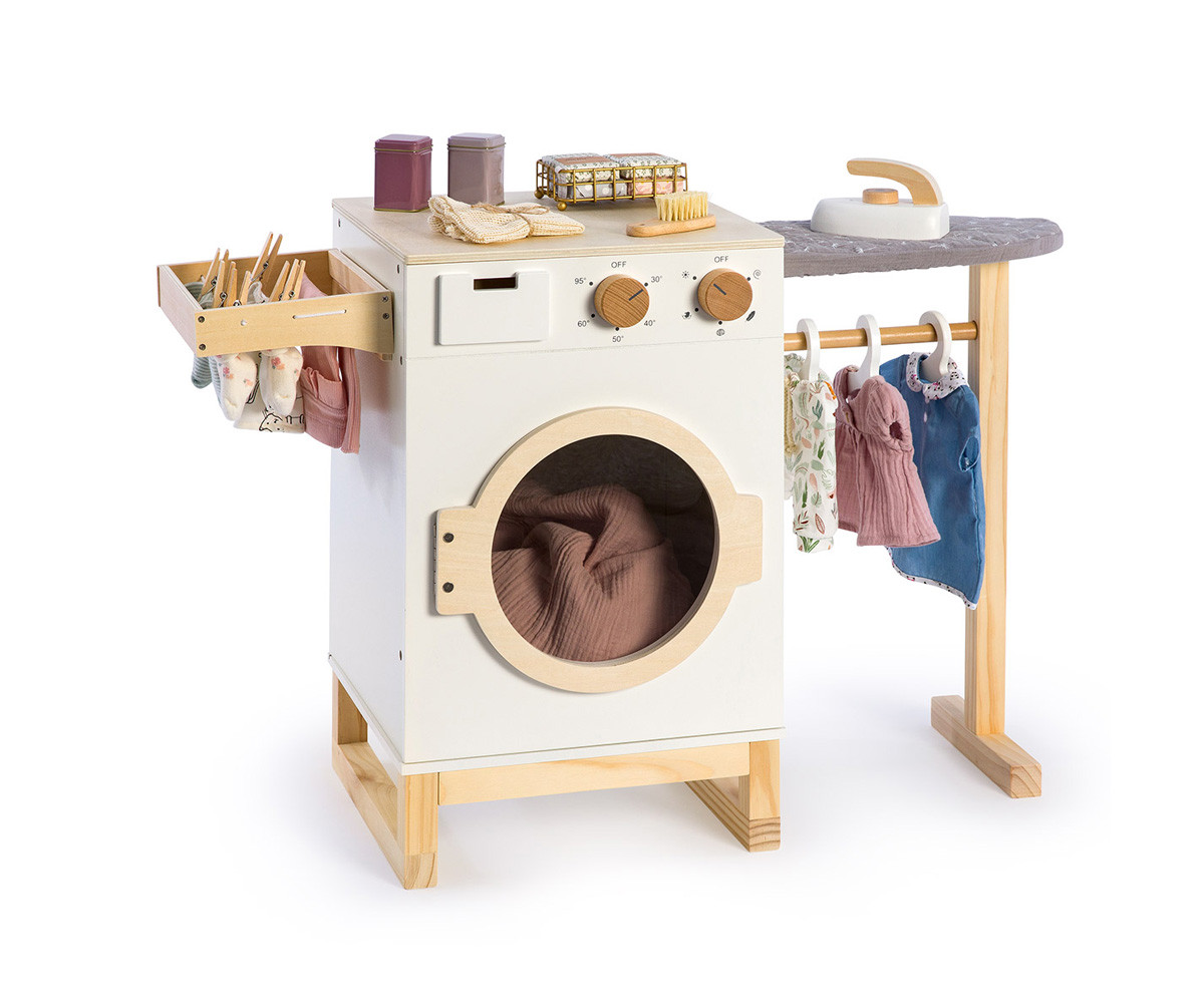 Centro de Lavado y Planchado Rumex Blanco/Natural