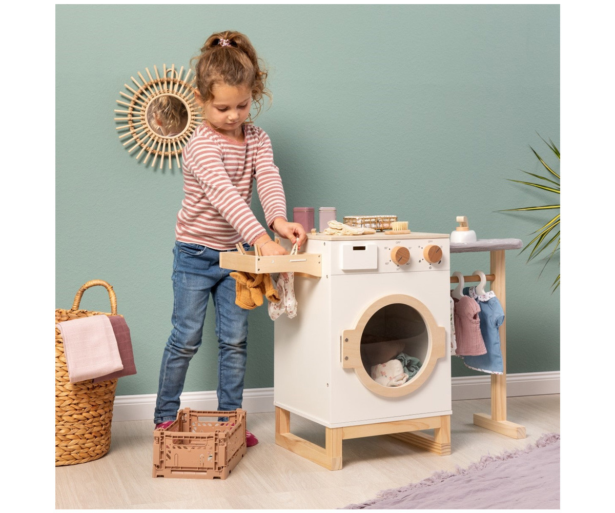 Centro de Lavado y Planchado Rumex Blanco/Natural