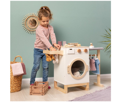 Centro de Lavado y Planchado Rumex Blanco/Natural