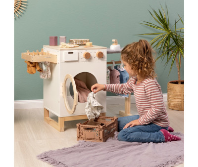 Centro de Lavado y Planchado Rumex Blanco/Natural