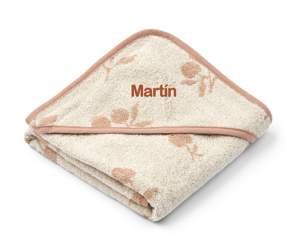 Telo Cappuccio New Alba Peach / Sea Shell Personalizzabile