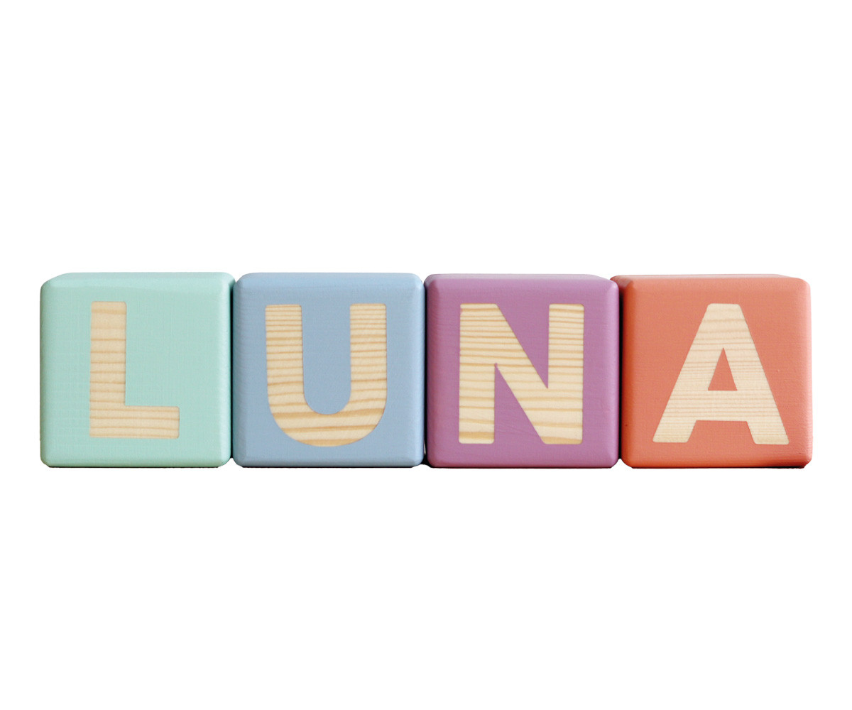 Cubi di Legno Personalizzati