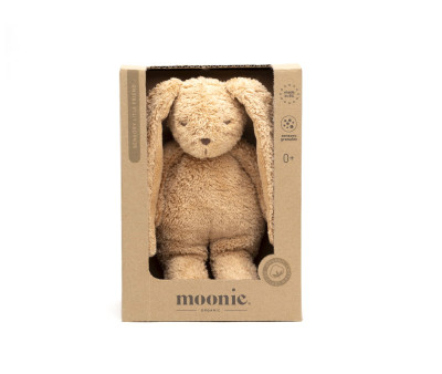 Peluche Sensorielle Petit Lapin Moonie Cappuccino Personnalisable
