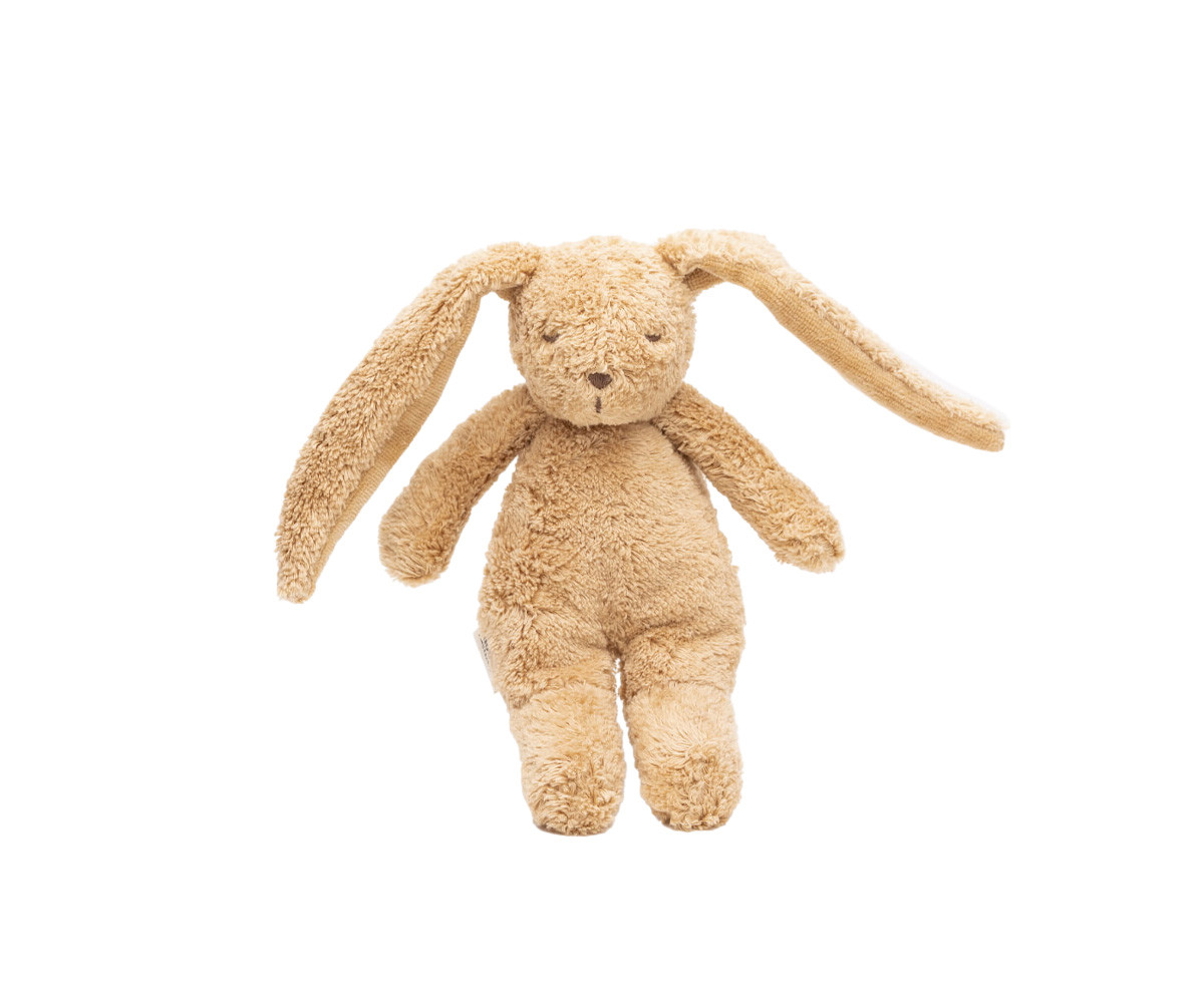 Peluche Sensorielle Petit Lapin Moonie Cappuccino Personnalisable
