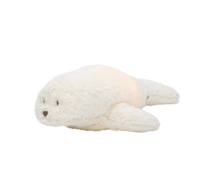 Peluche Luz-Sonido Seal Orgánico Moonie Polar