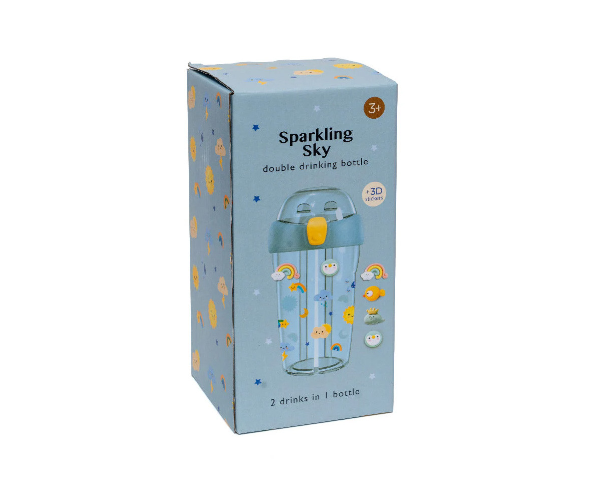 Bottiglia in Tritan 2 in 1 Sparkling Sky