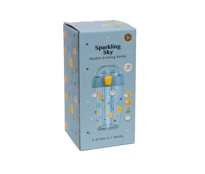 Bottiglia in Tritan 2 in 1 Sparkling Sky
