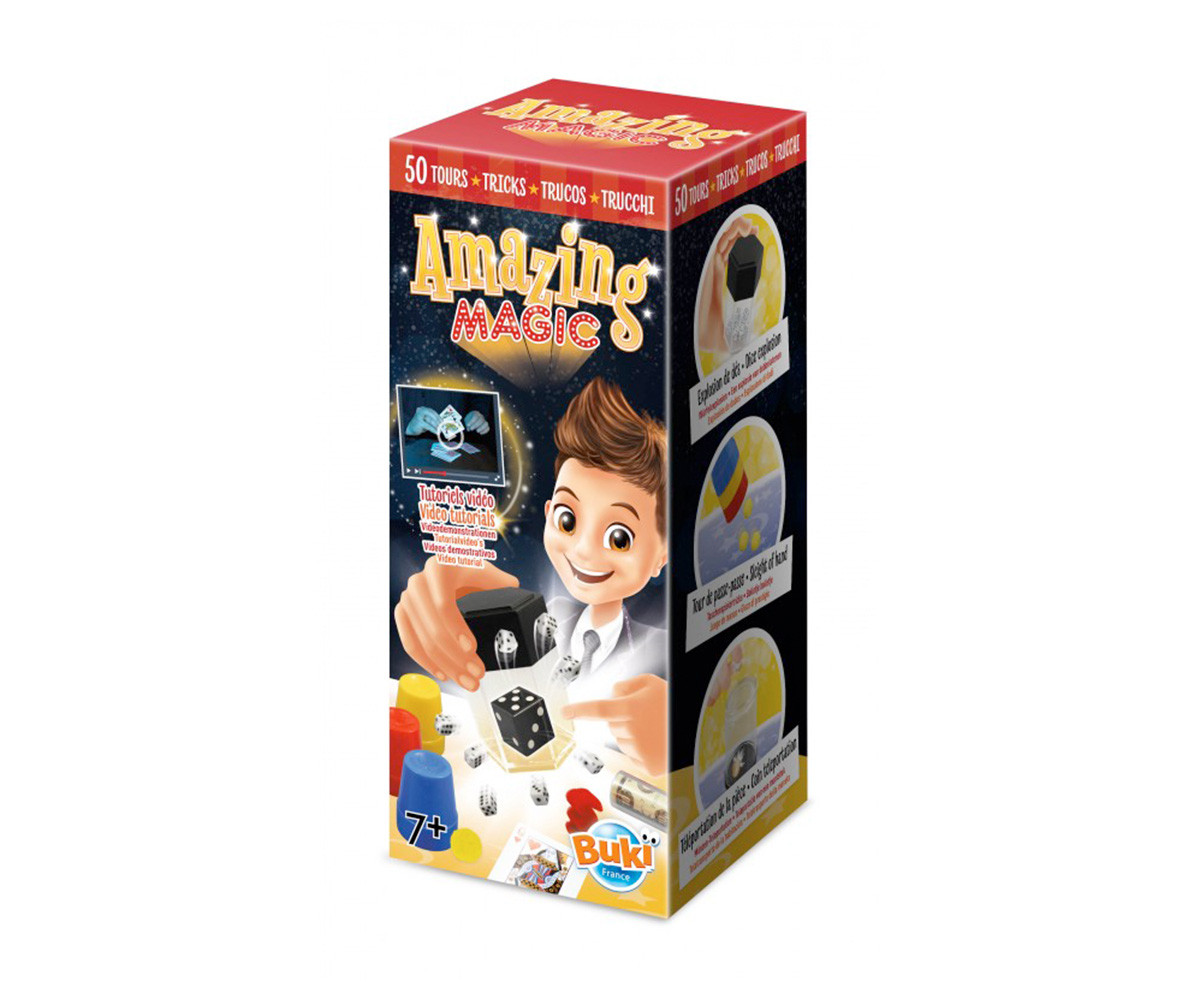 Magic Box 50 Amazing Tricks Set di Magia per Bambini