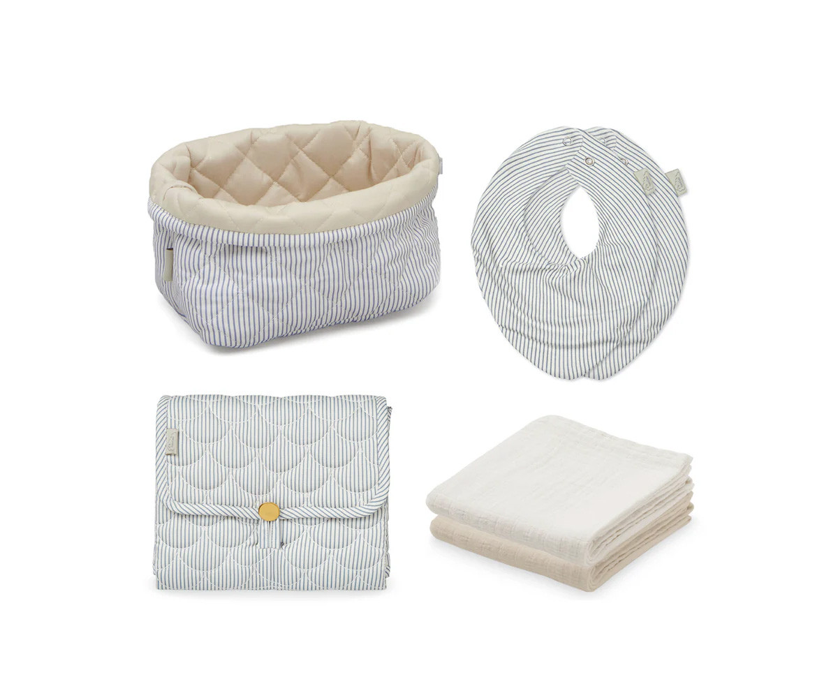 Kit per la Cura del Bambino Strpes Blue
