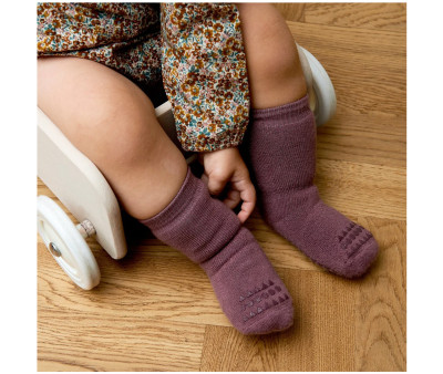 Combo Box Calzine Antiscivolo Cotone Misty Plum, Sand, Soft Pink, Grey Melange